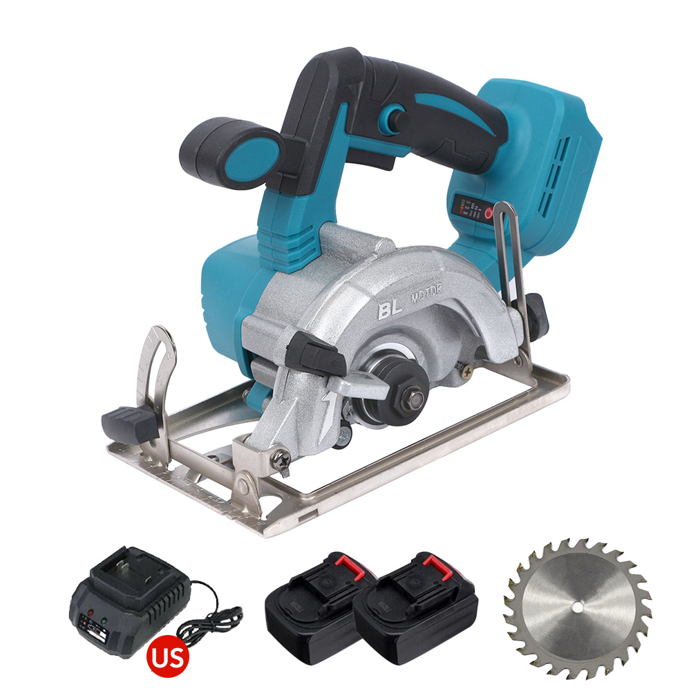 TEMU 18-20v Brushless Circular Saw-- Cutting, Precision Machined, Soft Rubber Handle, 5 Inch Circular Saw, 4500 Rpm For Precise Cutting, Suit For