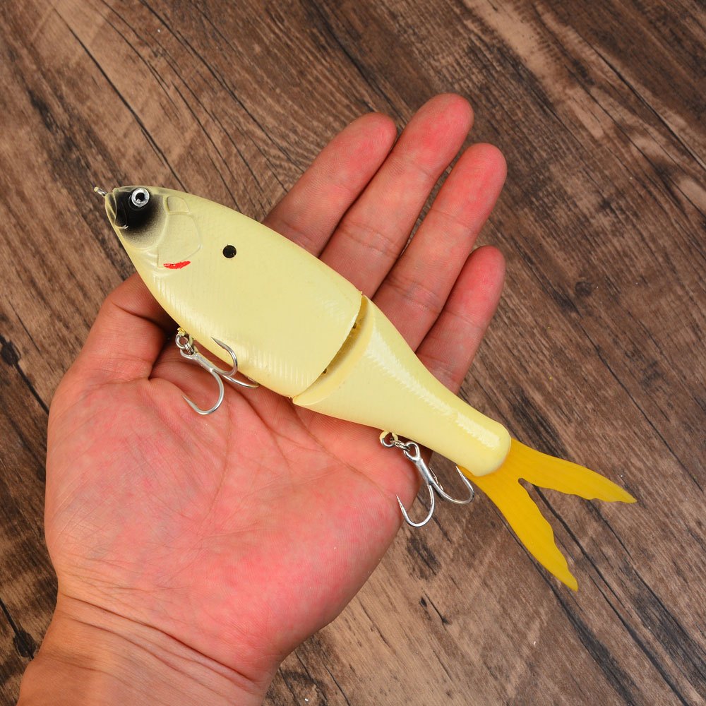 TEMU 1pc Multi-jointed Pencil Bionic Lure For Surface Fishing, Long Casting Sea Fishing, And Fishing