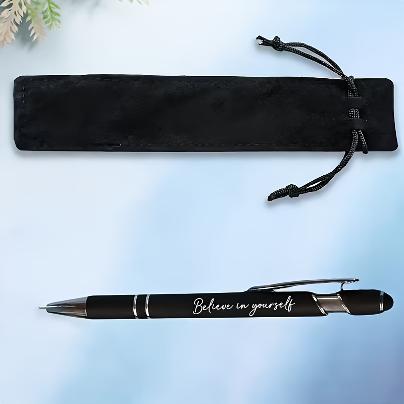 customizable metal ballpoint pen personalized teacher pen custom neutral pen with gift box for friends   family creative writing gift black ideal for christmas home office