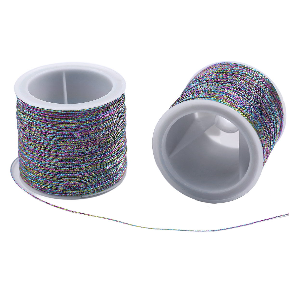 TEMU Light-colored Beads, In Lengths, Made Of Polyester. Suitable For Diy Bracelets, Jewelry, Keychain Charms, Clothing Accessories, Bag Charms, And