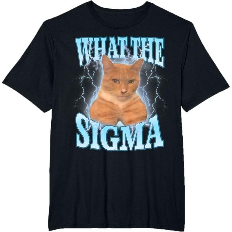 

Erm, What The Meme Cat Brainrot Y2k T-shirt, 180g