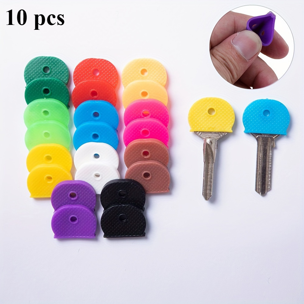 10/20/30pcs Colorful Silicone Key Caps For Men, Easily Identify Your Door Keys