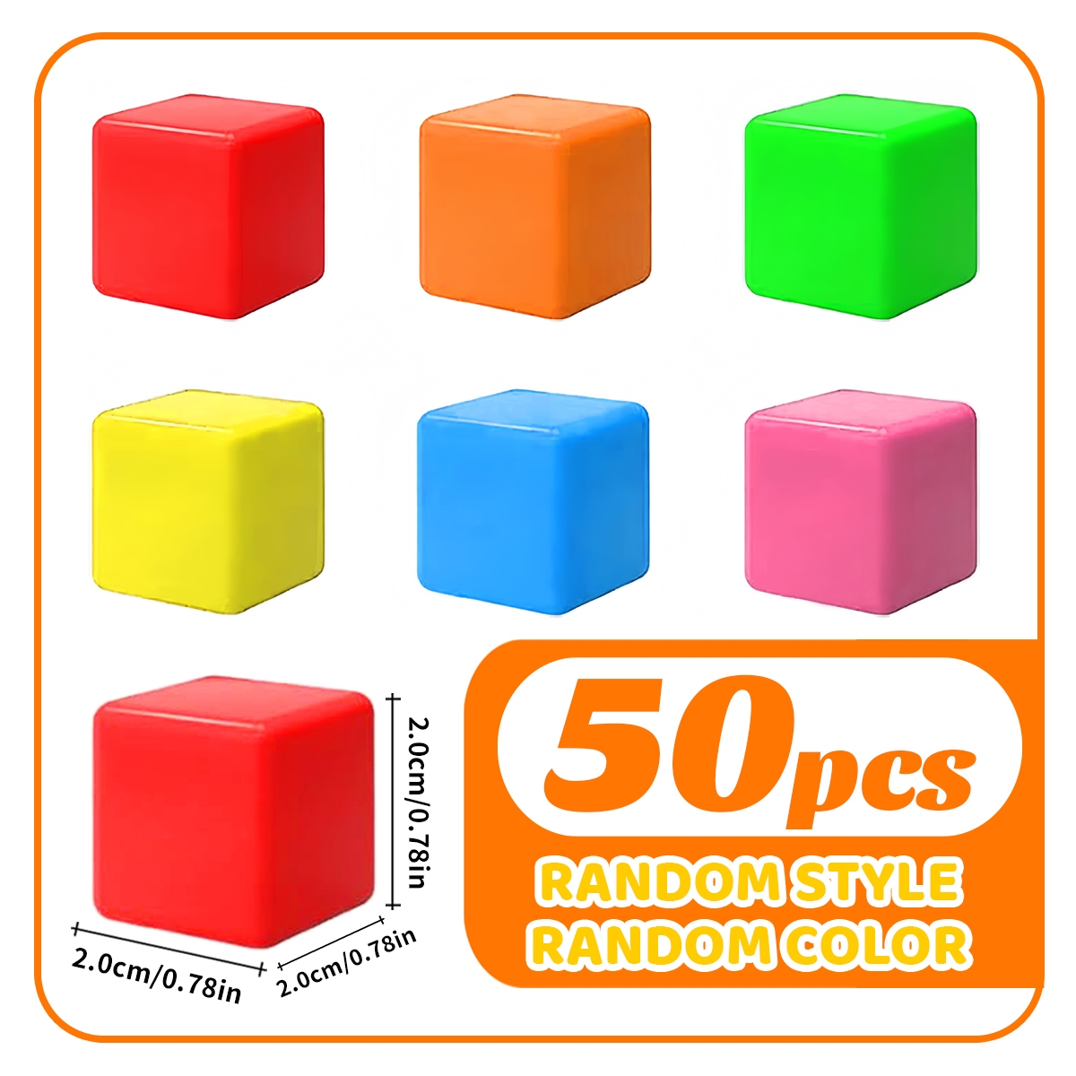 TEMU 50 pièces de blocs de construction magnétiques | Jouet de construction STEM aux couleurs vives pour la construction créative 3D, le jeu libre et