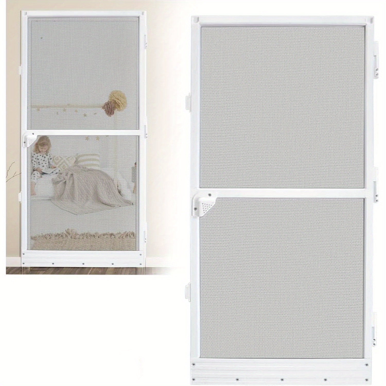 Fly Screen Balcony Door With Aluminium Frame Fly Screen Door Insect Protection Protection Fly Screen Door For Balcony Door And Patio Door