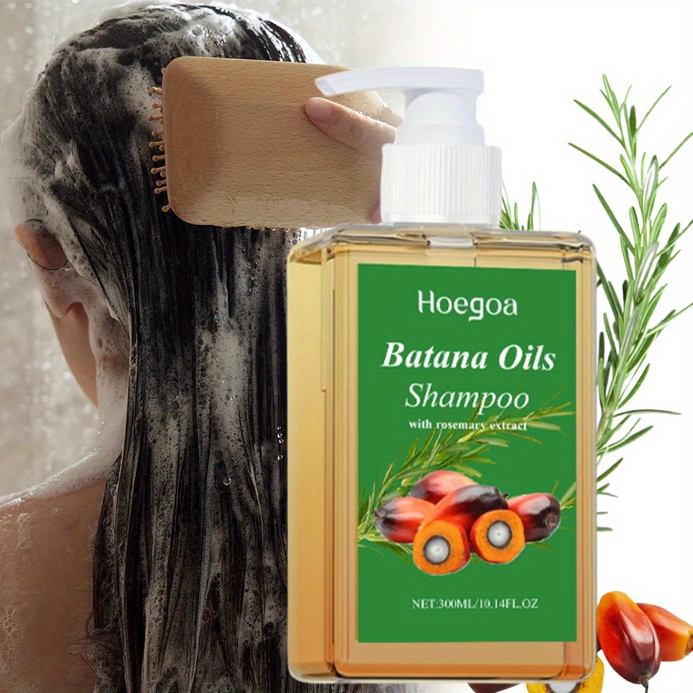 TEMU 10.2 Oz Batana Oil Shampoo Rosemary, , For All Hair Types, Suitable For Men And Women