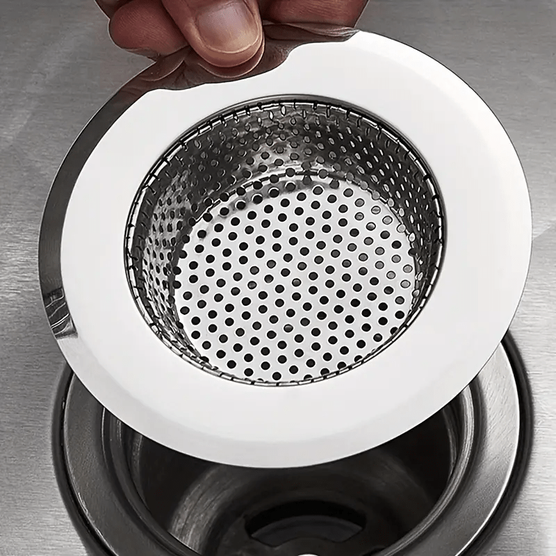 

304 Stainless Steel Kitchen Sink Strainer, 4.5" Universal Fit, Mesh Colander For Efficient Draining, Easy To Clean, Fits Most Kitchen Sinks