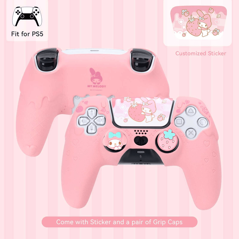 Cute Silicone Case Cover for PS5 Controller