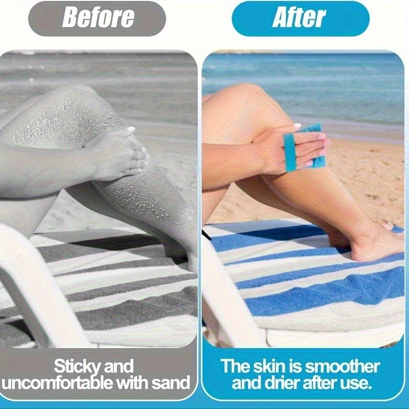 Portable Foot Sand Remover with Exfoliating Bristles