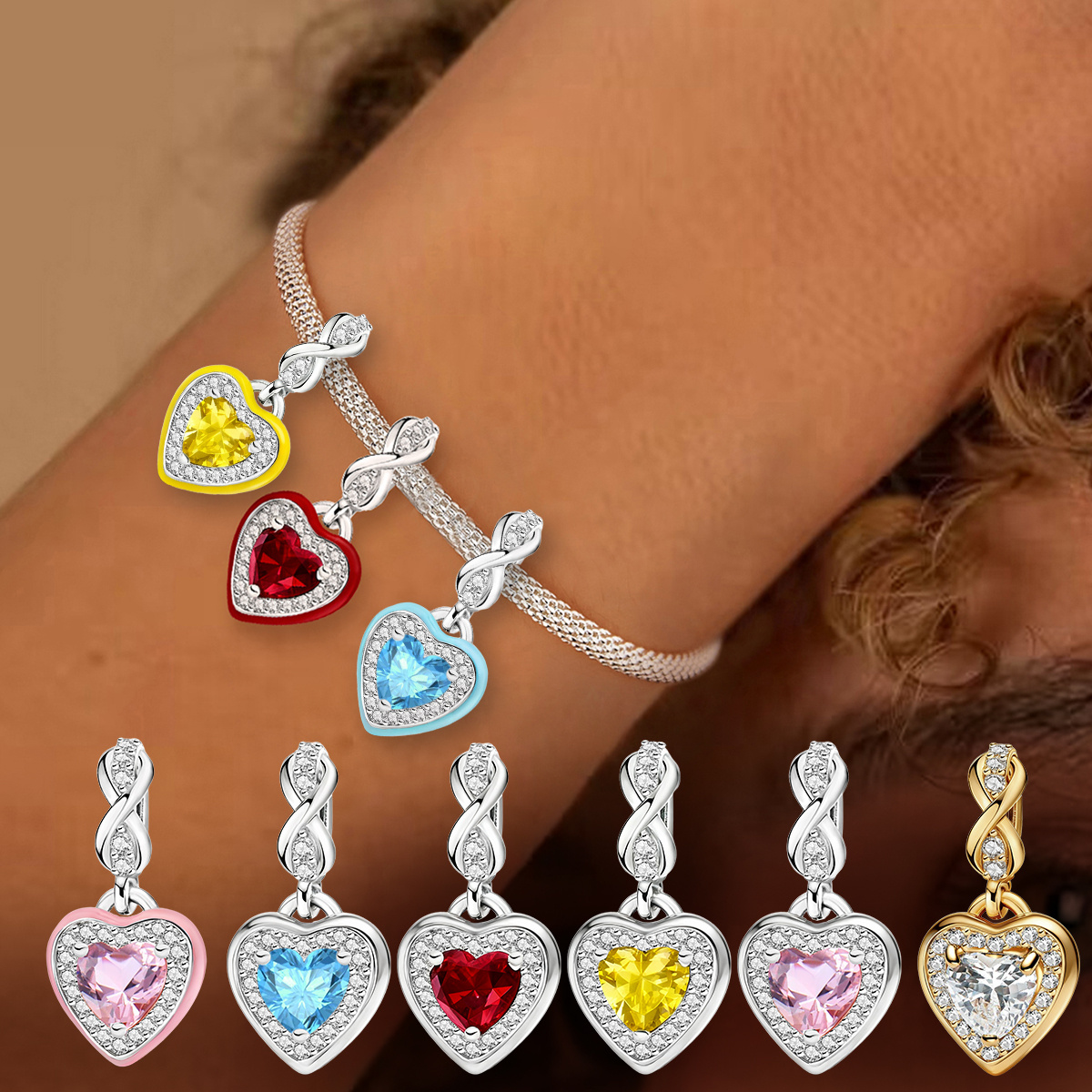 Boundless Love Beaded Pendant for Women's Jewelry