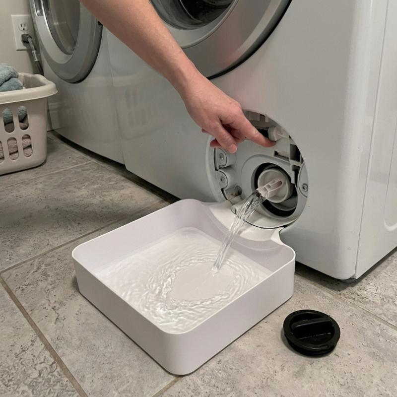 item picture washing machine base water tray leak proof mat durable easy to clean anti overflow floor protection thickened anti slip tray stand collection tray leak proof pad durable material appliance pad home goods home cleaning additions
