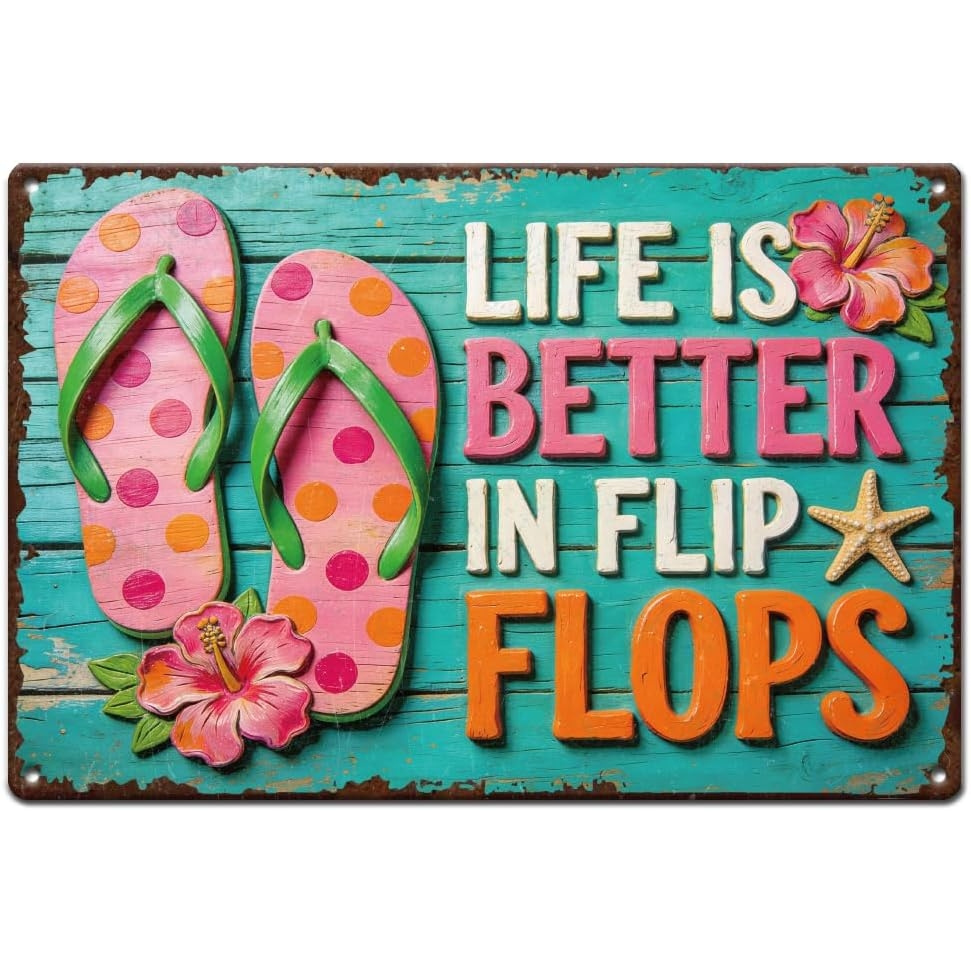 TEMU 2d Flat, 2d Flat Wooden Print, 1pc Summer Wooden Decorative Sign, Beach Style Wall Hanging, Colorful Designs, Suitable For Courtyard, Bathroom,