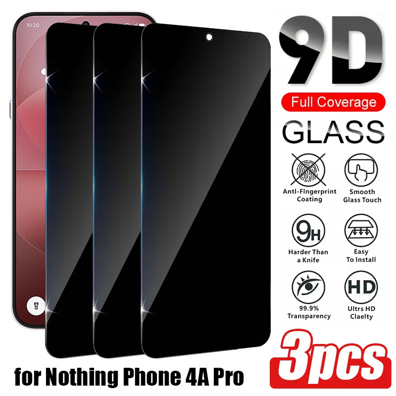 TEMU Privacy Screen Protectors Designed For Nothing Phone 2a/3a/3a/4a Pro/3a Lite/for Nothing Phone 1/2, Pack Of 3, Full Coverage, Anti-spy,