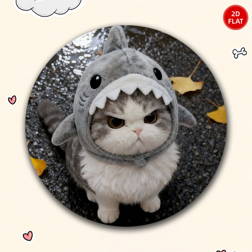 TEMU 2d Flat -2026 Latest Model, Men's Casual Round Brooch, Anime Cartoon Badge, Fashionable And Gorgeous Additions, Unisex Pin, Suitable For Fun