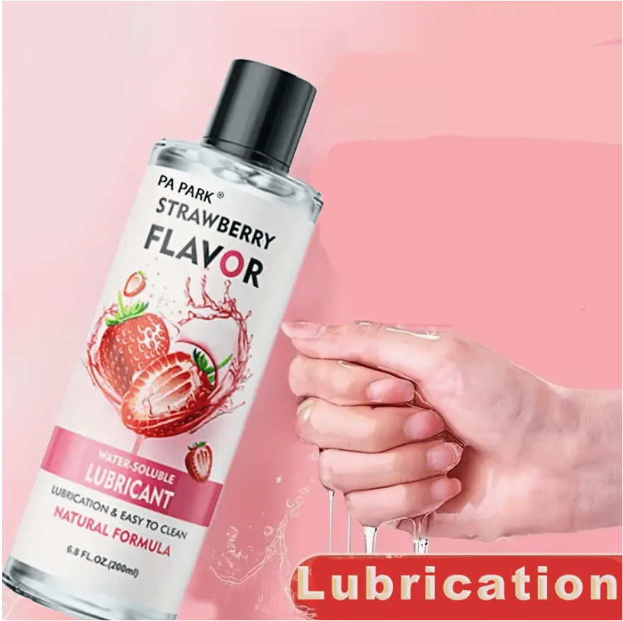 36pcs Strawberry Flavor Condoms & 6.76oz Strawberry Water-Based Lubricant - Premium Natural Latex, Smooth Lubrication for Sensory Experience, Comfort, Protection & Extra Pleasure, Perfect for Couples, Anniversaries & Romantic Nights