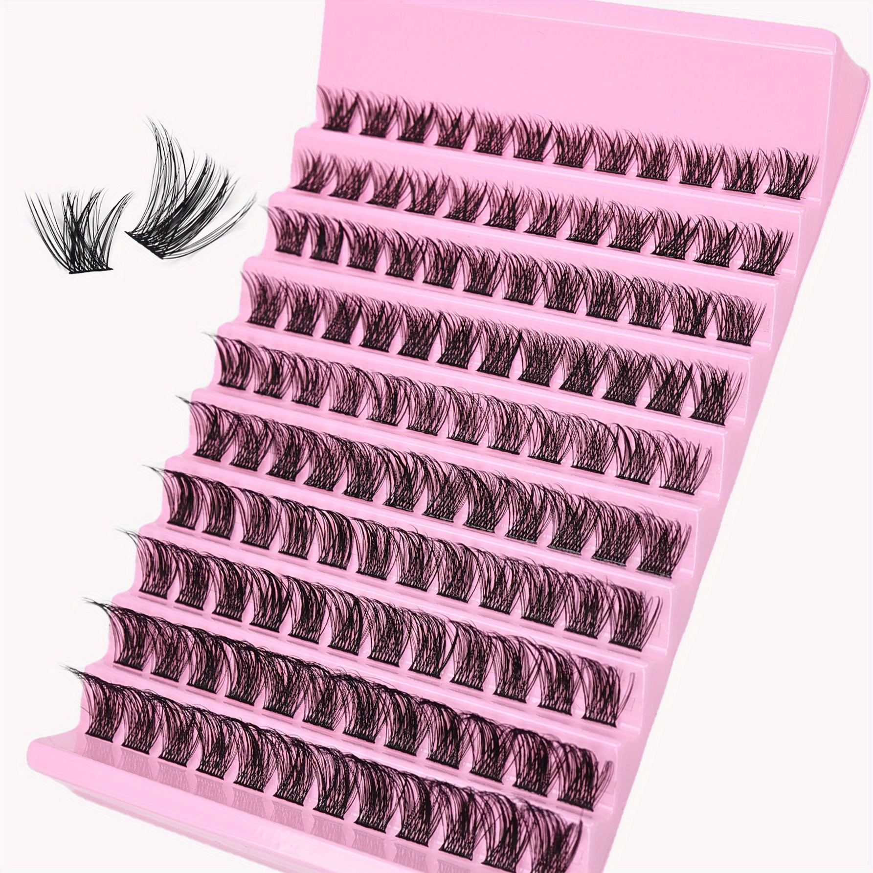 120pcs Of Lash Clusters, Featuring Wispy Individual Lash Extensions Ranging From 8 To 16mm, Designed For With D Fluffy Clusters, Perfect For Eyelash Application
