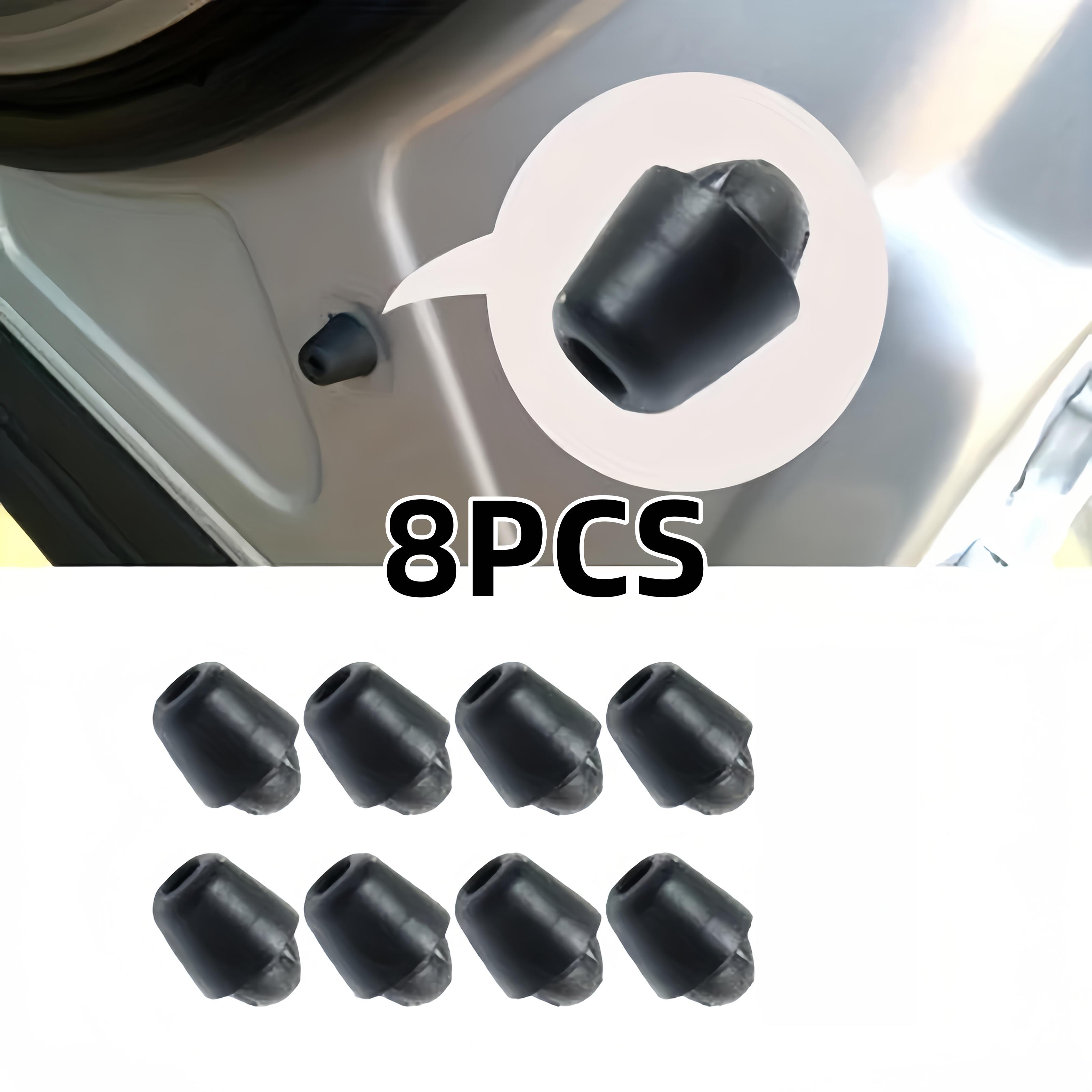 8pcs Black Door Pads| Anti-collision Rubber Shock Absorbers, Self-adhesive Buffer Blocks For Door Operation And Durability