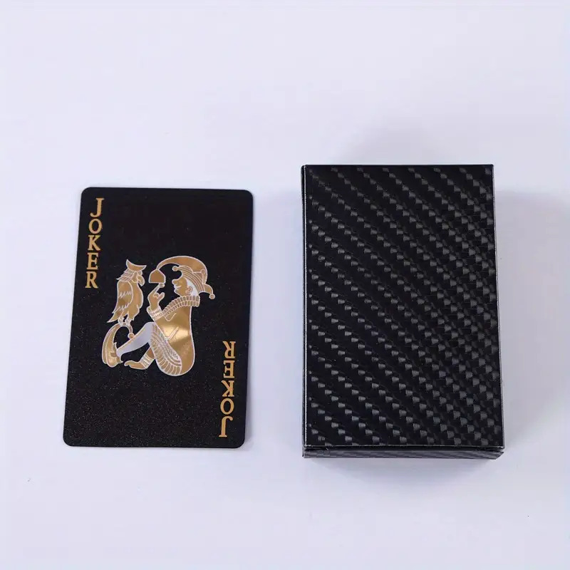 Tear-resistant High-quality Playing Cards Set Luxury Golden Stamping Heart-shaped Design With Portable Storage Box Halloween Thanksgiving Christmas Party Game Gift Recommendation