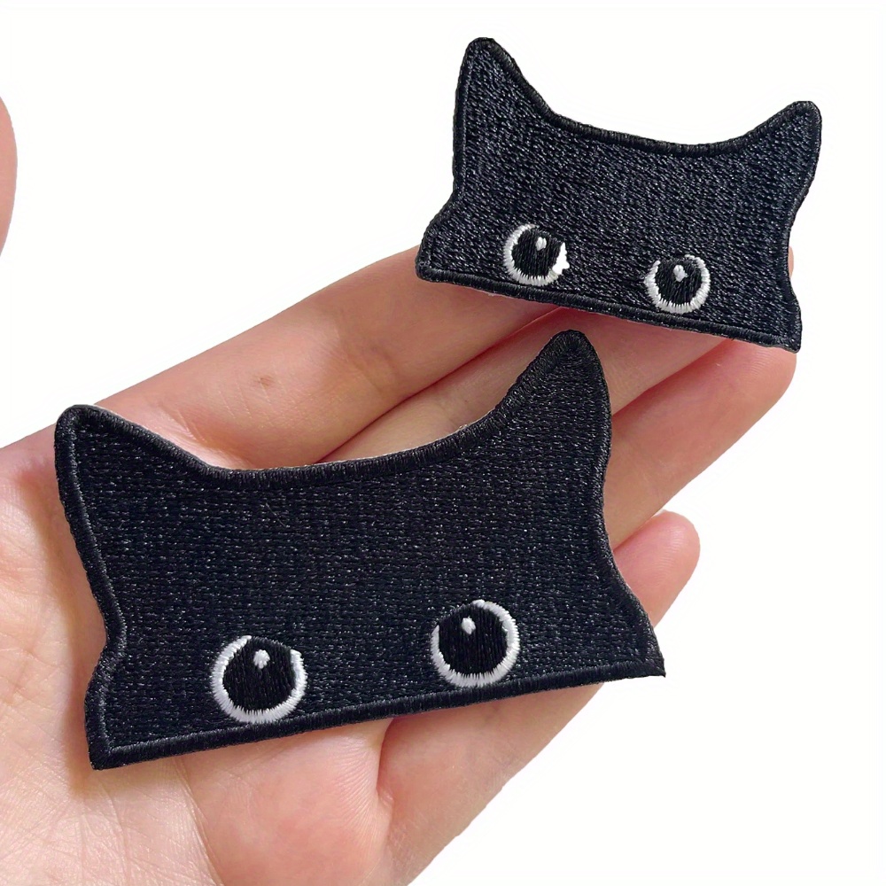 Image of Set Of 2 Embroidered Patches That Are Adorable And Easily To Clothing, Jeans, Or Jackets Without The Need For Ironing