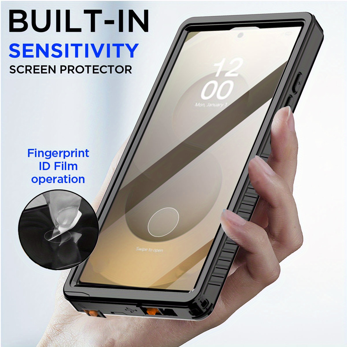 for Samsung Galaxy S25 Ultra/for Galaxy S25/for Galaxy S25 Plus Case Waterproof, Built-in [Screen + Camera Lens Protector][Underwater] Full Protection Heavy Duty Shockproof Anti-Scratched Phone Case