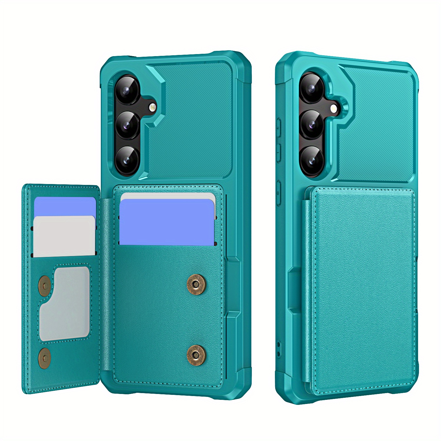 TEMU Phone Case: Zm12 New Flip Stand Card Holder Phone Case Compatible With Galaxy