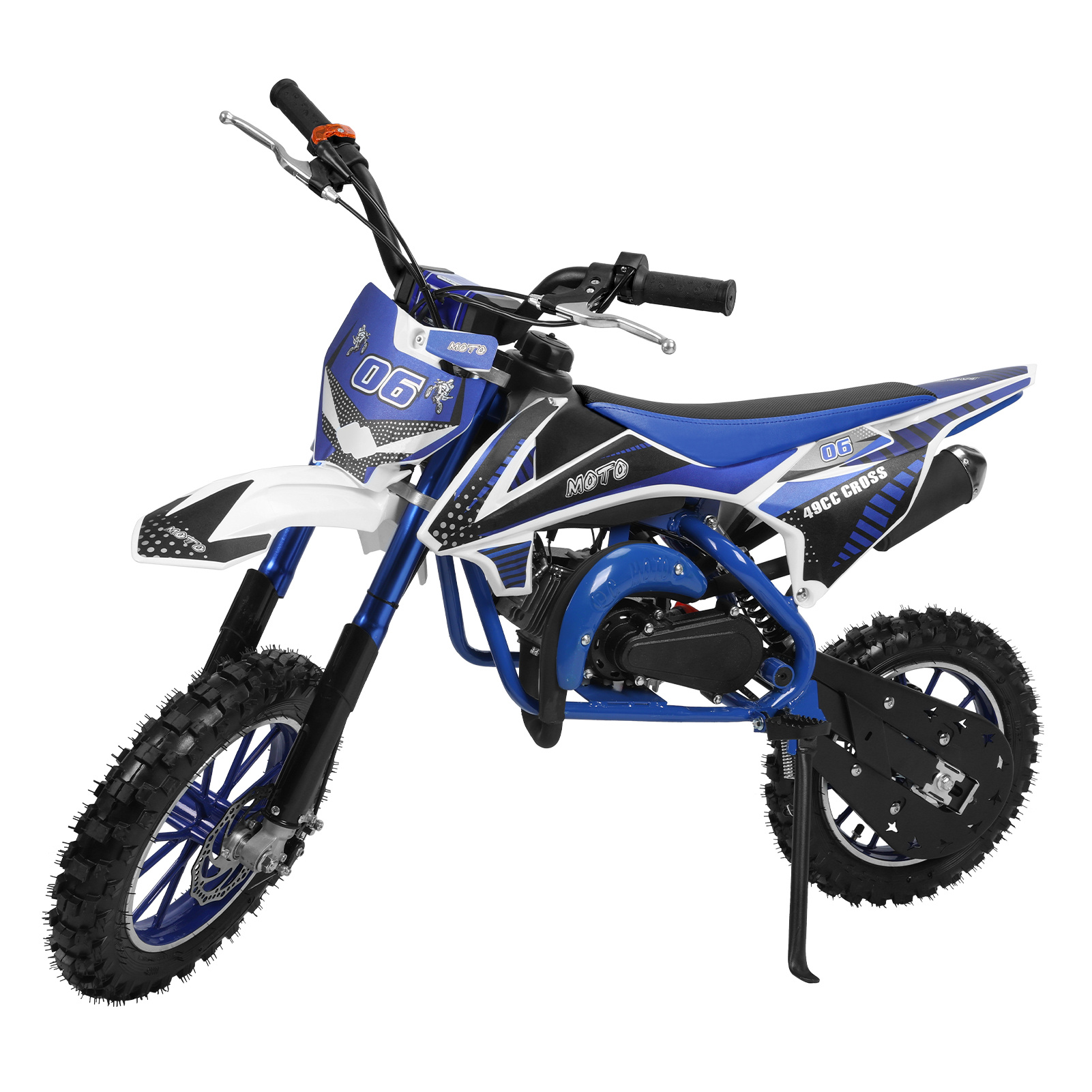 Mini Motorcycle 49cc 2-stroke Off-road, Gas-powered Off-road, Beach Off-road Mini, Pocket Motorcycle With Improved Front And Rear Disc Brakes To 20mph