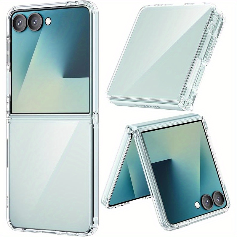 E-shop Handyhülle - für Galaxy Z Flip 7 Hülle Klar, Stoßfeste Handyhülle für Z Flip 7 [Anti-Gelb], Kristallklare Hülle Kompatibel mit Flip 7 -