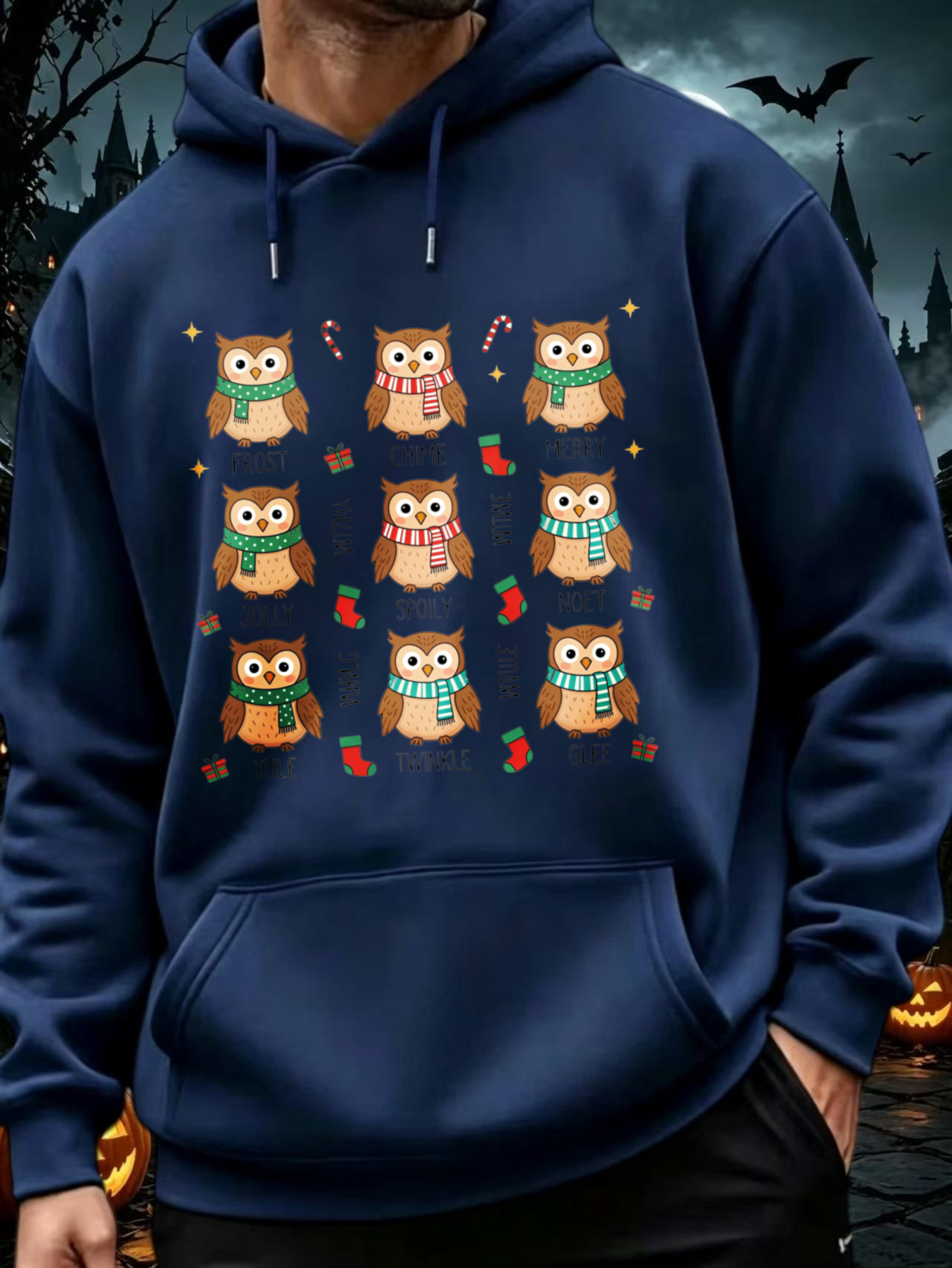 item picture halloween mens fashion trendy printed sweatshirt for men