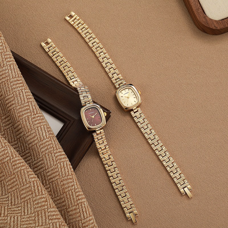 stück damen elegantes quadratisches uhr goldfarbenem Temu Germany