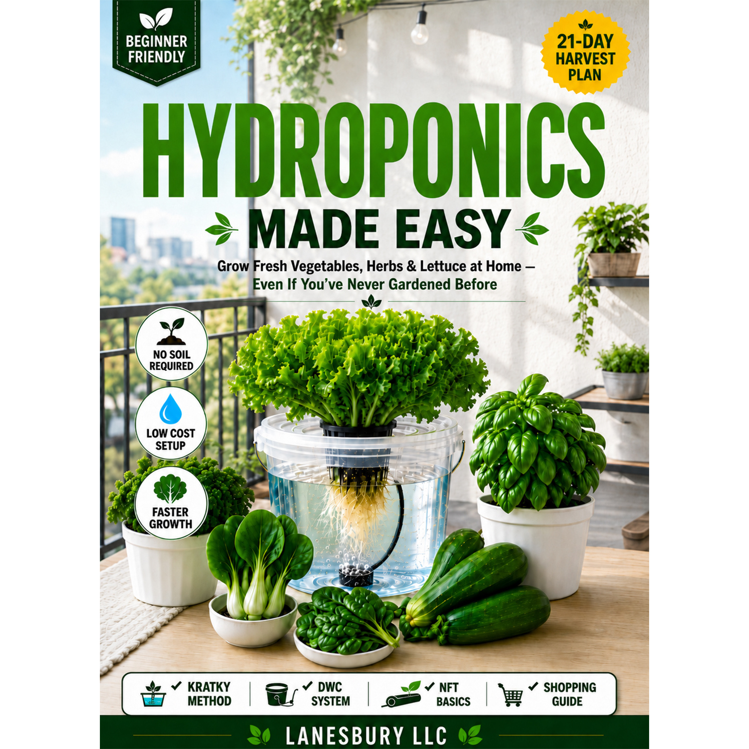 TEMU Hydroponics Made Easy: Grow Fresh Vegetables, Herbs & Lettuce At Home - Even If You've Never Gardened Before