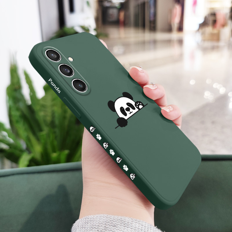 TEMU Phone Case - Cute Panda Phone Case For For Galaxy M01s M02 M02s M04 M05 M06 M07 M10s M13 M14 M15 M16 M17 M22 M23 M32 M33 M35 M36 M40 M42 M52 M53