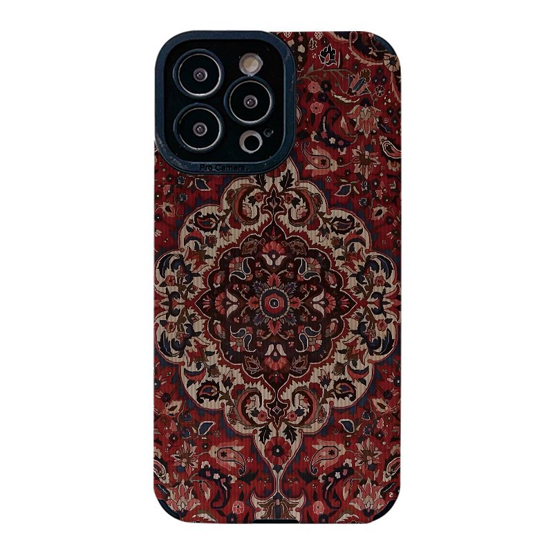 

Ethnic Totem Pattern Suitable For Tpu Iphone16promax Mobile Phone Case Iphone15promax/14/16plus/15/13p/12/11/7/8p/x/xr/xsmax Silicone Anti-fall , Leather Protective Case High-looking