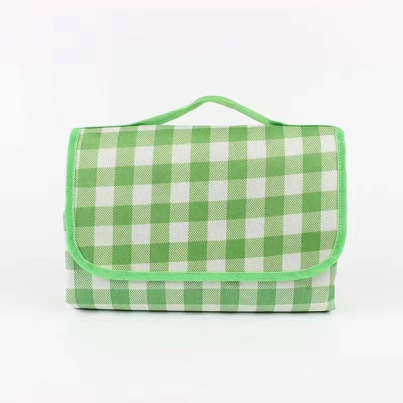 TEMU 1pc Large High-quality Picnic Blanket Foldable Beach Mat, Suitable For Camping, Hiking And Other Outdoor Activities, Portable Storage Durable