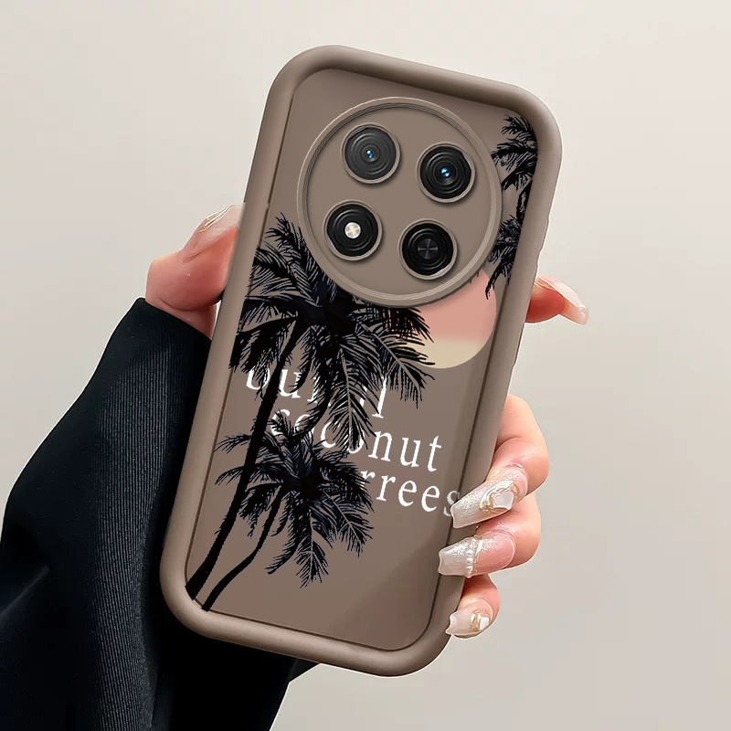 TEMU Phone Case - Phone Case Featuring A Sunset Scene With Trees, Designed Magic 7 Lite | X9c/ X60 Pro. Soft Tpu Protective Cases For Christmas, New