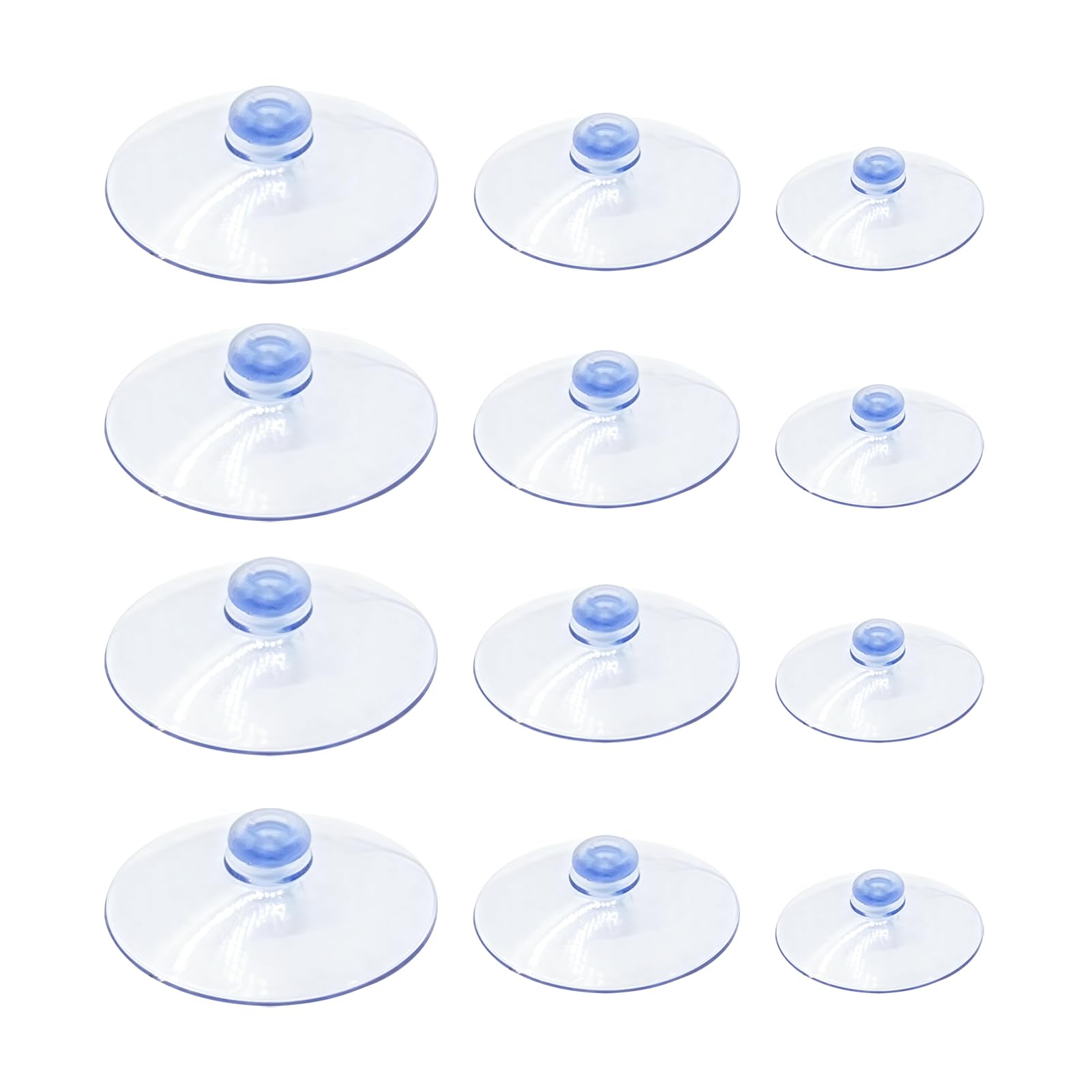 TEMU 12-pack Suction Cups, Window Suction Cups, Window Suckers Mushroom Head Suction Pads, Window Suckers For Glass, Windows, Tiles, Car Decoration,
