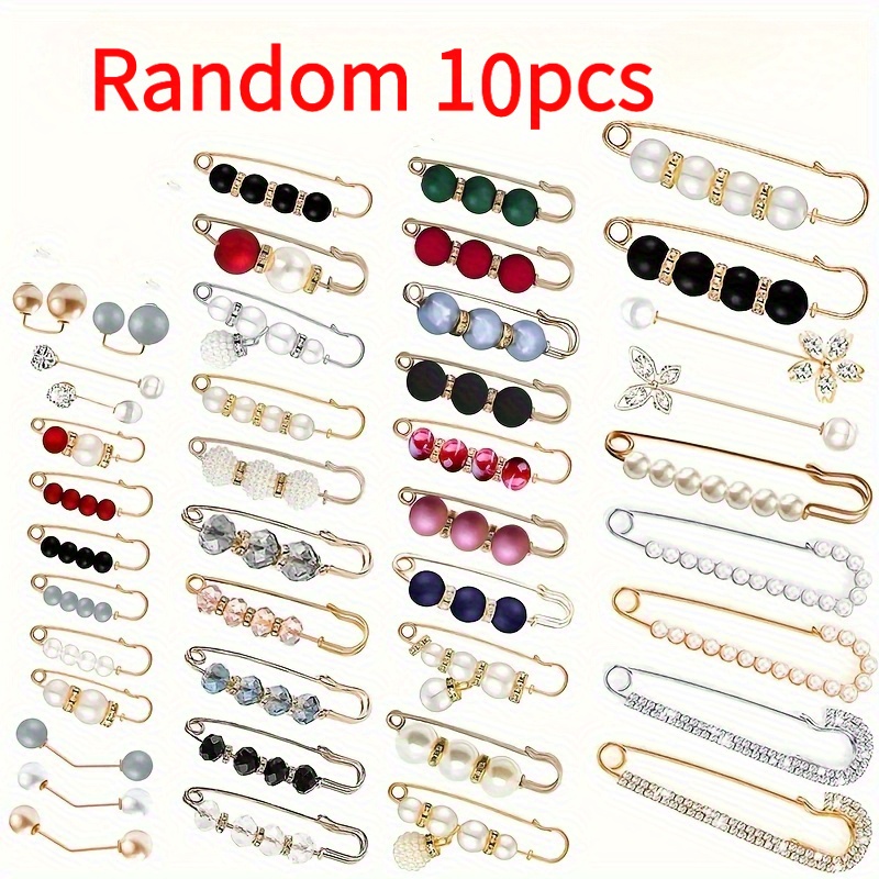 E-shop 10 Stück/Set (Stile und Größen gemischt) Kombi-Set, zufällig verpackt. Taillenklammern zur Passformanpassung, multifunktionale Clips für