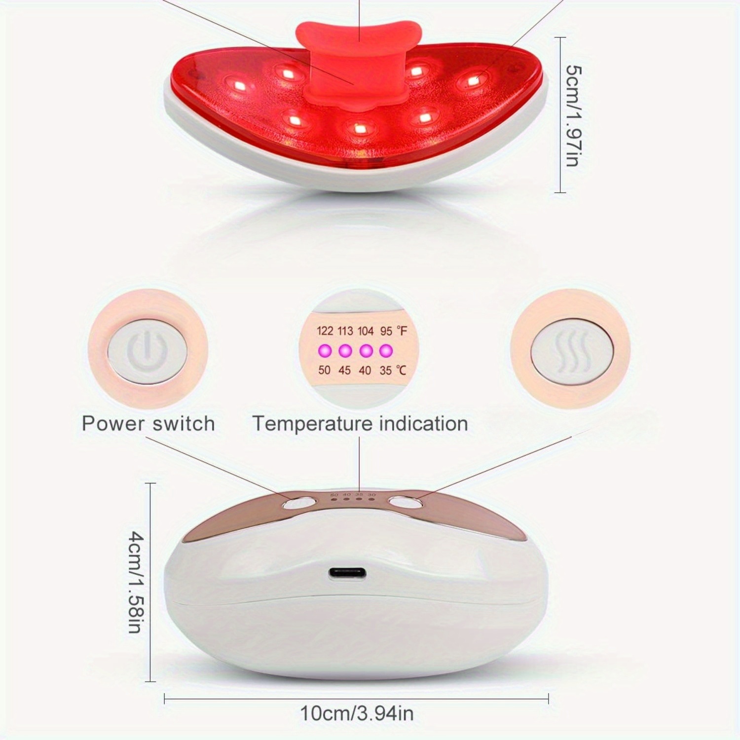 Heating Lip Trainer - 4 Levels, Silicone Lip Shaper, Beauty Tool