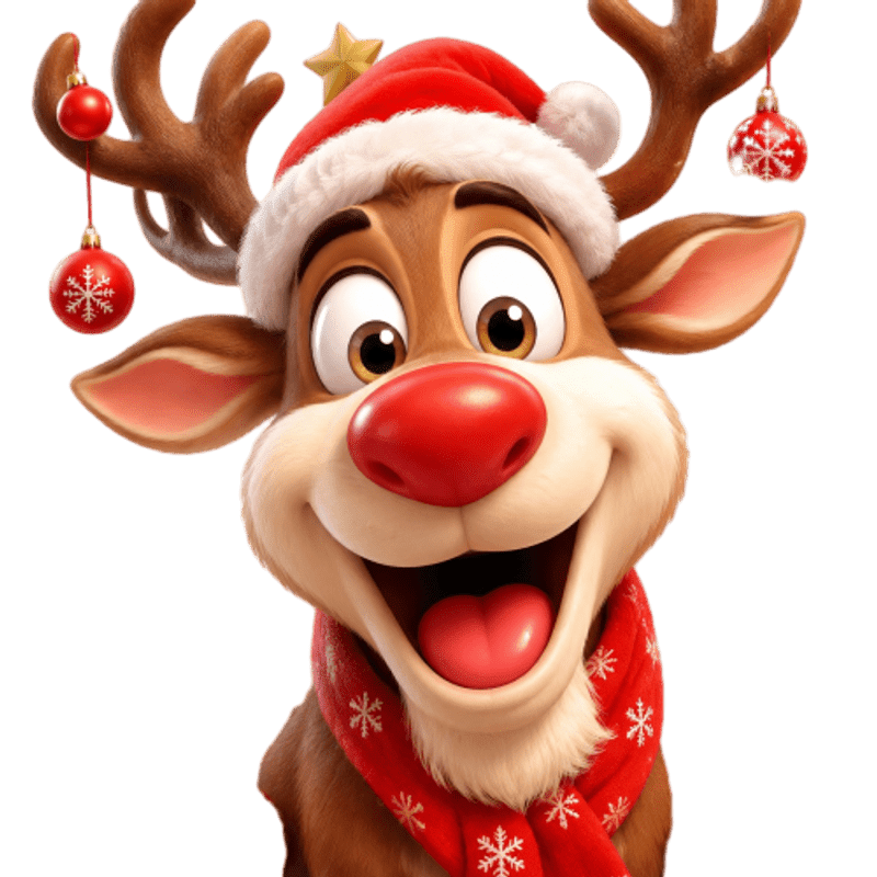 TEMU 1pc 2d Flat Pattern, Christmas Window Cling Static Stickers, Window Stickers, Glass Decals, Window Flowers Christmas Red- Reindeer Hanging