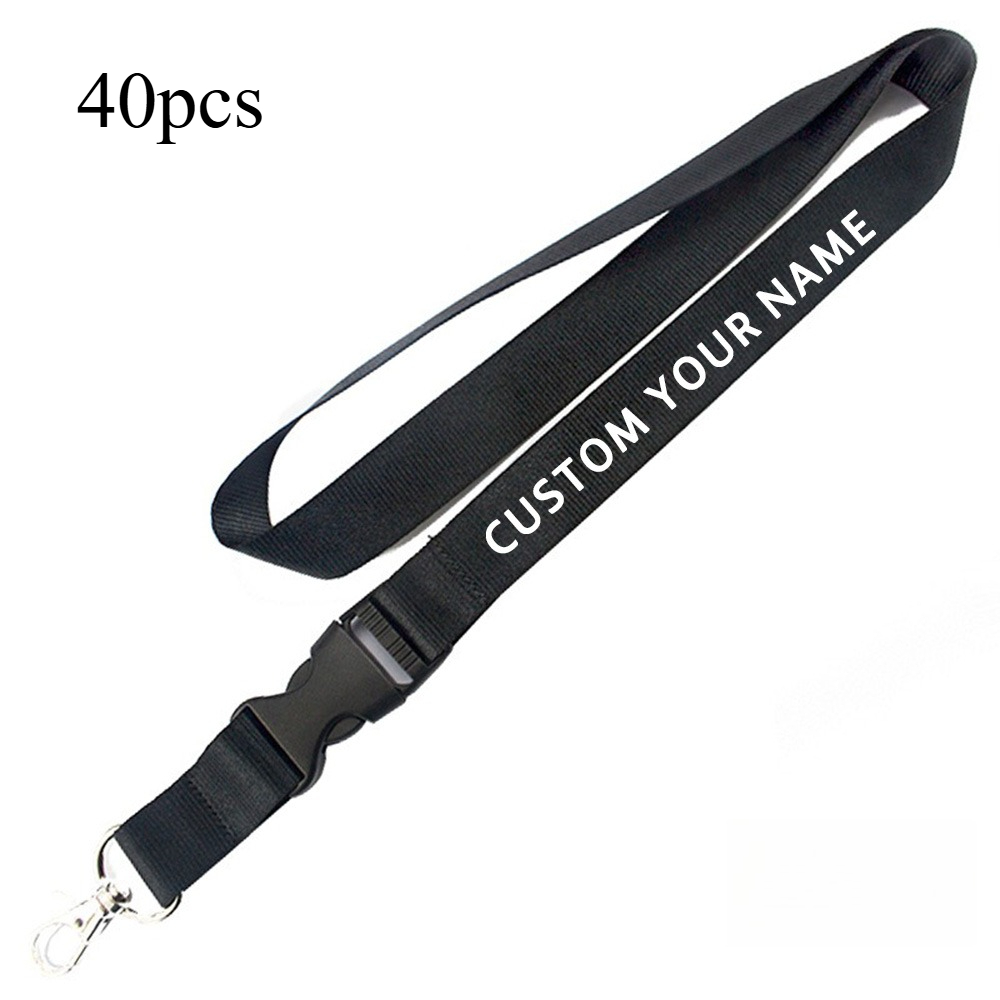 TEMU [customized] 20/40pcs Customized Lanyard, Personalized Name Lanyard, Badge, Neck Strap, For Id Badge, Customized Neck Strap, For You , Suitable