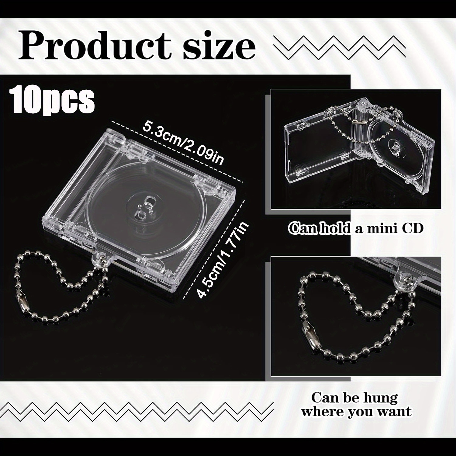 milet CD coverKey chain 13個セット sets mini cd keychain album case plastic cd sleeve - Temu