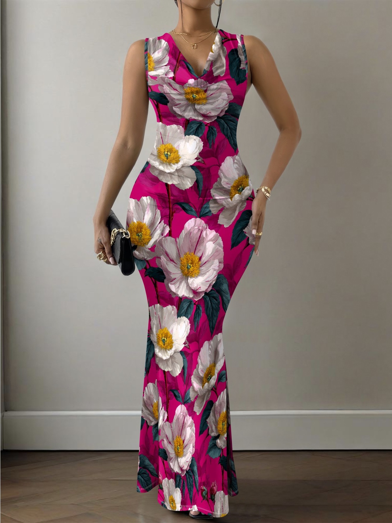 pink tight dresses sold on Temu United States