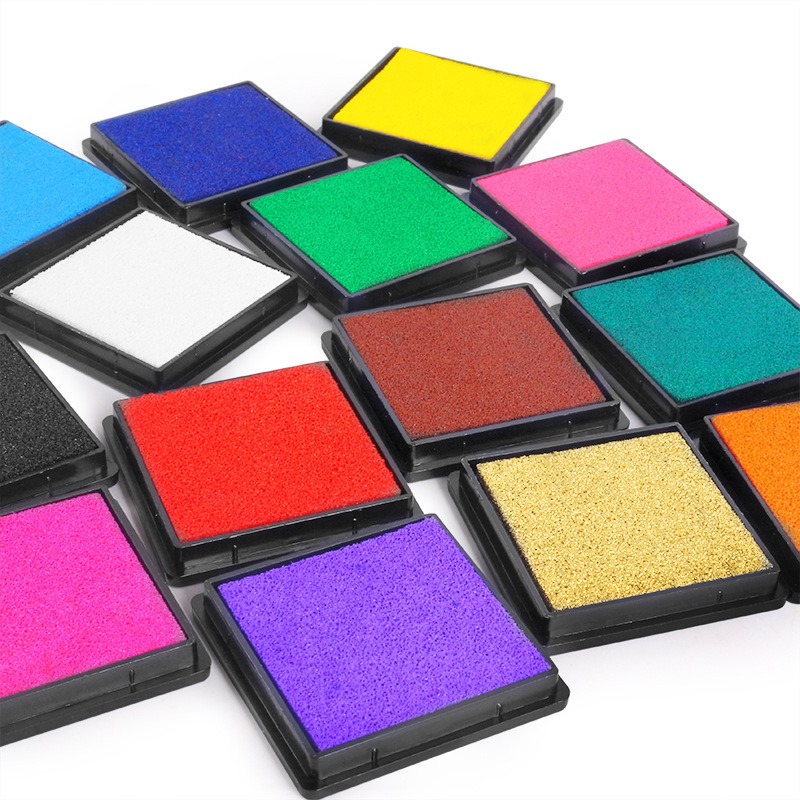 10pcs Multi-Color Ink Pads for Rubber Stamping