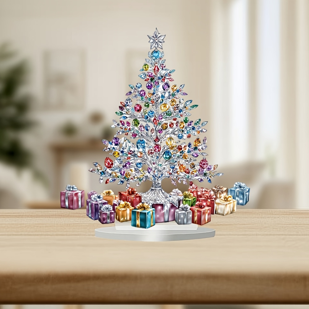 TEMU Sparkling Christmas Tree & Acrylic -