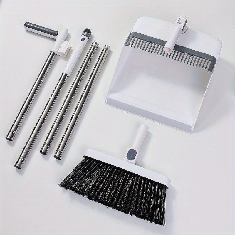 thickened multifunctional broom and dustpan set new   version 48 8 inches 37 9 inches non stick extension broom magic for easy sweeping suitable for offices homes kitchens and lobbies living room bedroom outdoor hard floor surface recommendation cleaning supplies hand brooms Product details 0