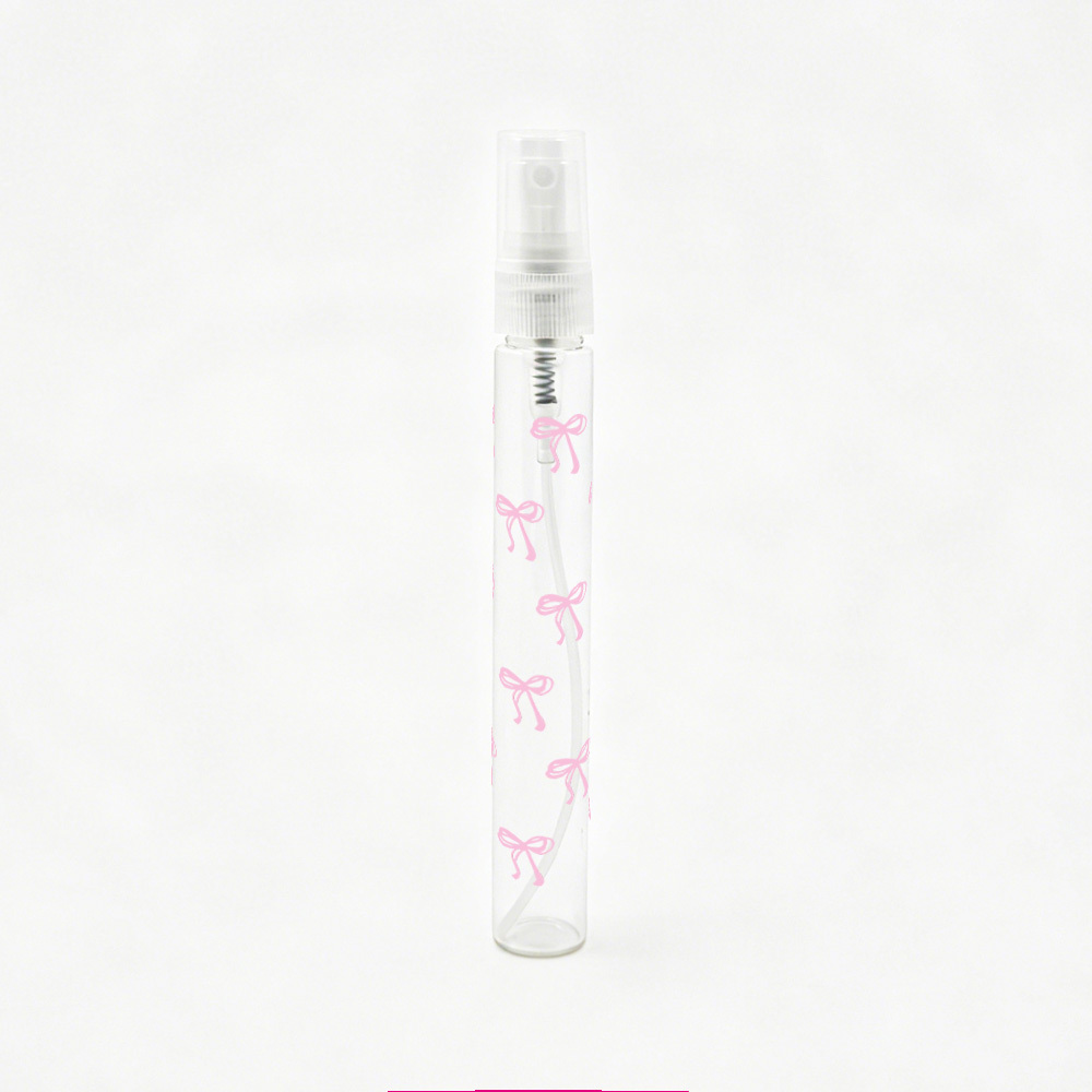 TEMU Frasco de perfume de cristal transparente , disponible en opciones de múltiples capacidades de 5 ml/10 ml, con boquilla de spray transparente de