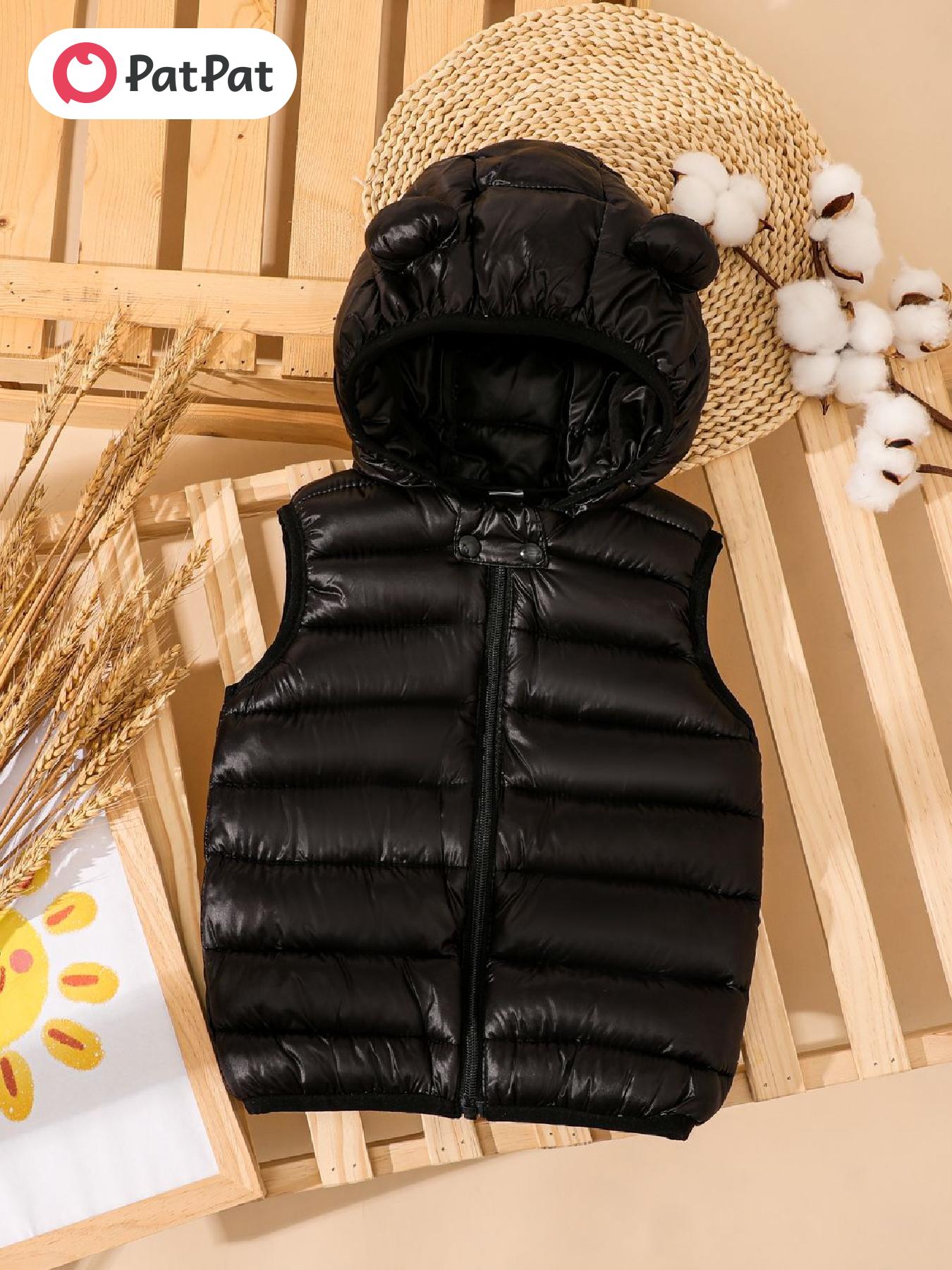   hooded padded vest for toddler and