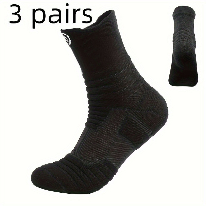 TEMU 3 Pairs Of Men's Outdoor Sports Socks For Cycling And Hiking, Women's Hiking Socks, Women's Hiking Socks, Men's Hiking Socks, Compression Hiking