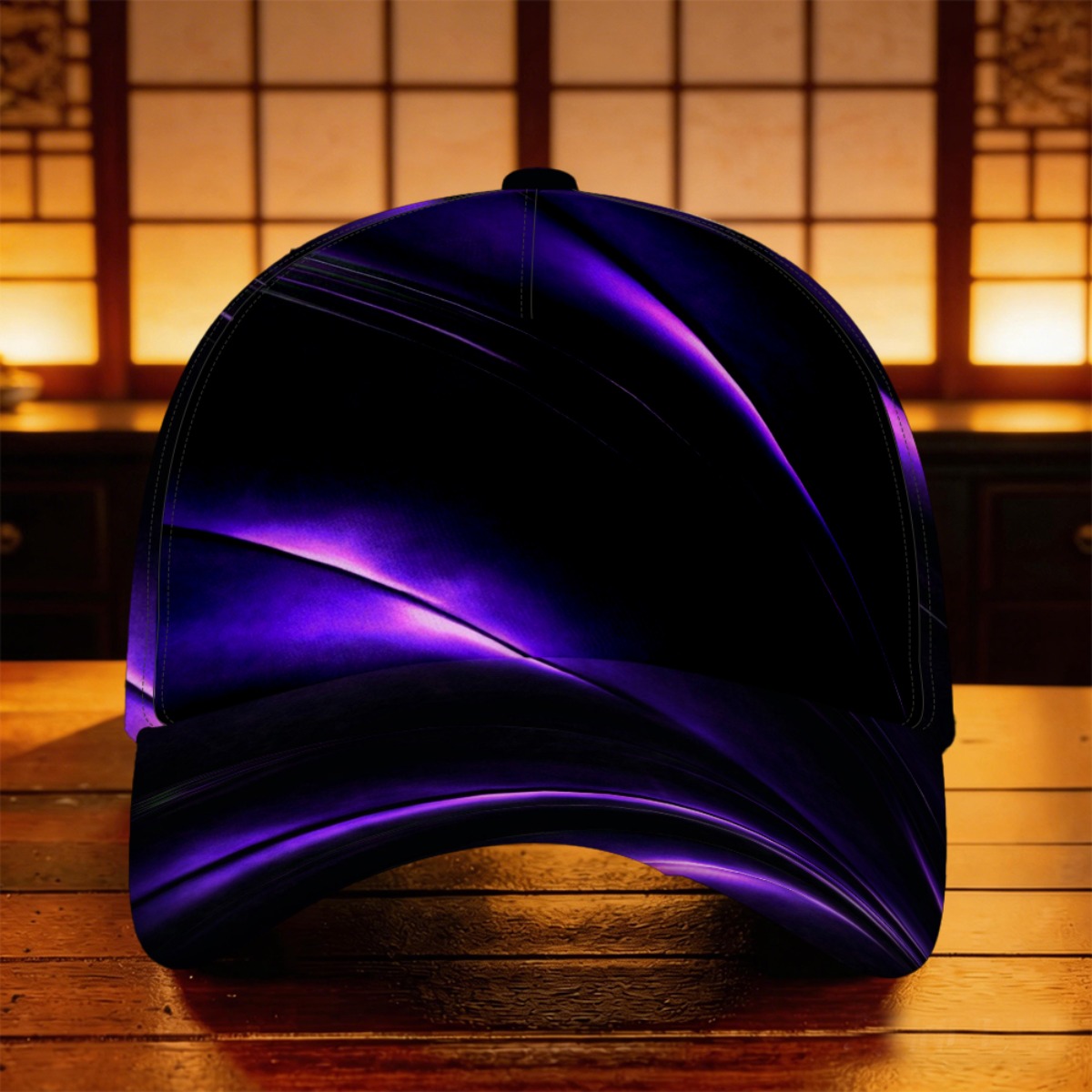 TEMU 1pc Purple Baseball Cap Breathable And Lightweight Fishing Vacation Walking Concert Skating Birthday Gift Peaked Cap Christmas Gift Lightweight