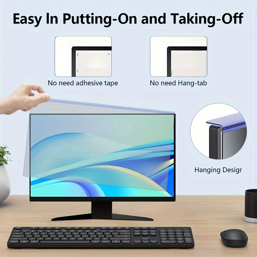 monitor privacy screen protector film pet 16:9 Temu Mauritius