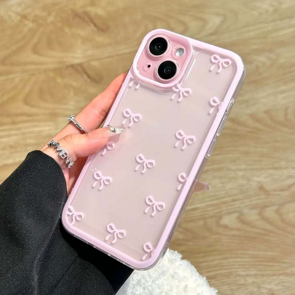 TEMU Phone Case - Small Bow Pattern High Anti-drop Tpu Phone Case, Suitable For A04 A05 A05s A06 A12 A13 A14 A15 A16 A21 A22 A23 A24 A25 A26 M13