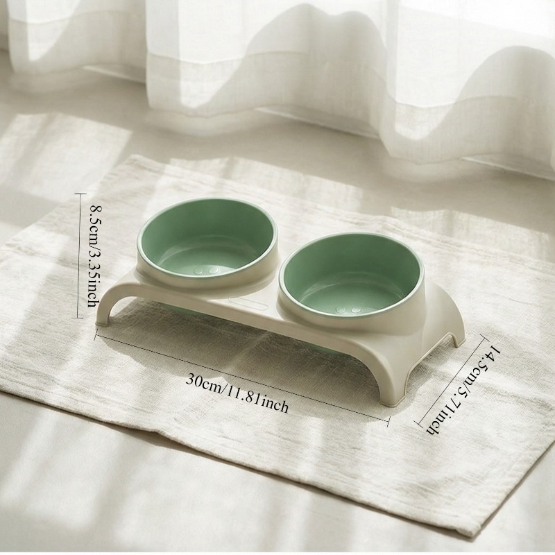 Anti-knock Neck Protection Dog Bowl Cat Bowl Cat Food Bowl Cat Bowl Double Bowl Cat Water Bowl Cat Food Bowl Cervical Spine Frame Mouth